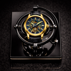 Automatic Watch Winder for 1 Watch – Gyroscopic 360° Silent Display