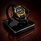 Automatic Watch Winder for 1 Watch – Gyroscopic 360° Silent Display
