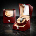 Automatic Watch Winder for 2 Watches – Dual Silent Display Box