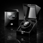 Automatic Watch Winder for 2 Watches – Dual Silent Display Box