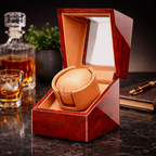 Automatic Watch Winder for 1 Watch – Wooden Silent Display Box