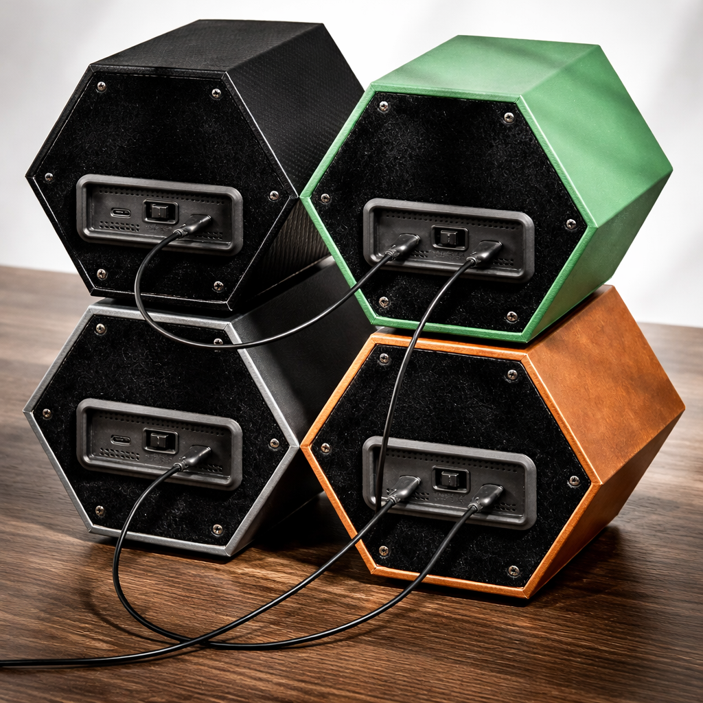 Automatic Watch Winder for 1 Watch – Hexagonal Silent Display Case