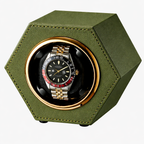 Automatic Watch Winder for 1 Watch – Hexagonal Silent Display Case