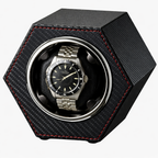Automatic Watch Winder for 1 Watch – Hexagonal Silent Display Case